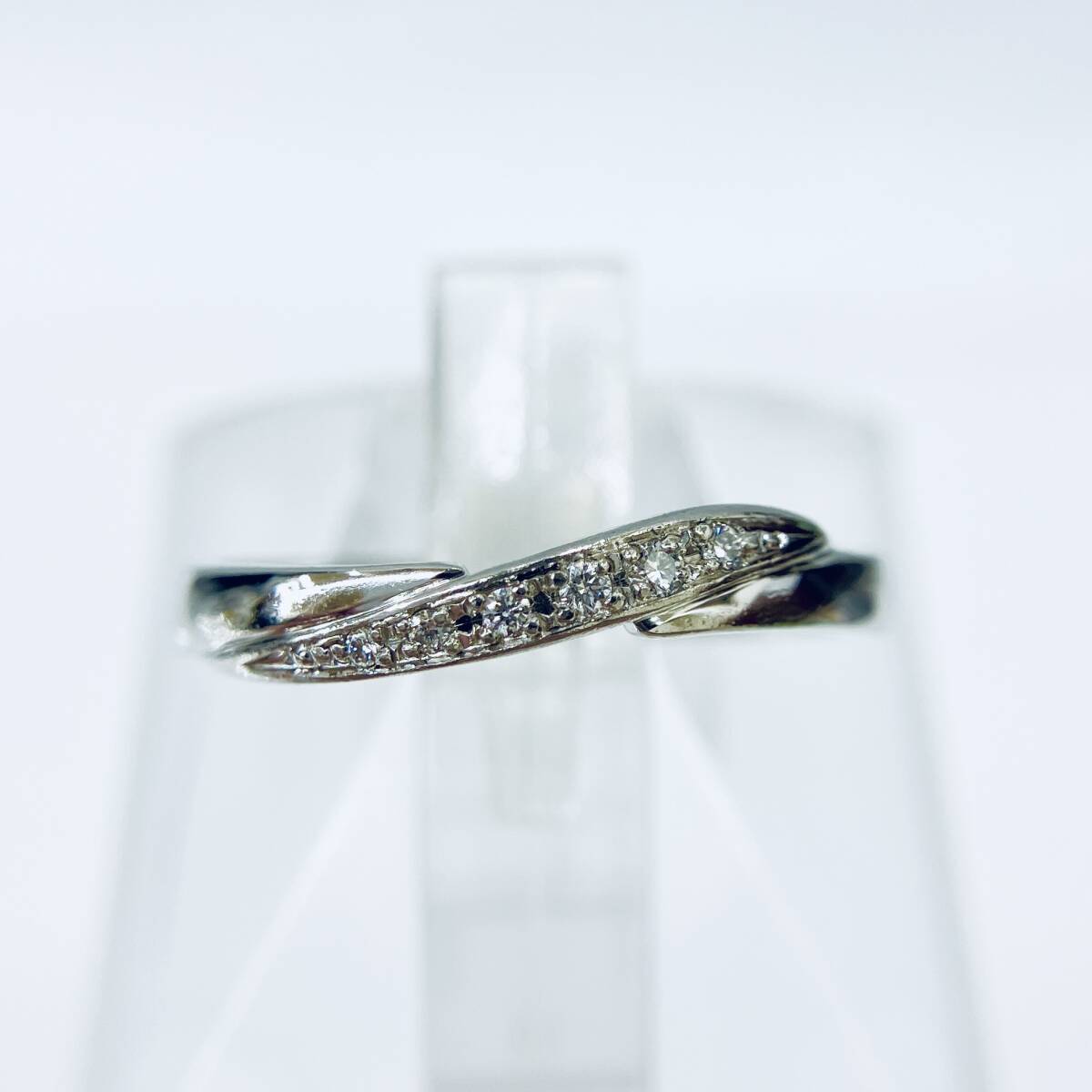 Star Jewelry Pt950 ダイヤモンド 0.02ct 7号 3.2g 指輪 リング Star Jewelry Pt950 ダイヤモンド 0.02ct 7号 3.2g 指輪 リング