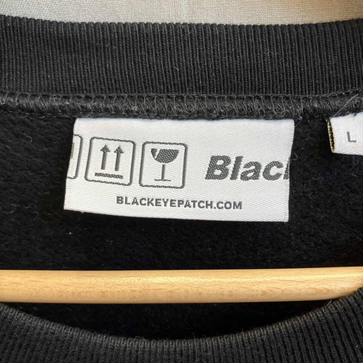 BLACk EYE PATCH/ブラックアイパッチ/RACING CREW SWEAT/19AW