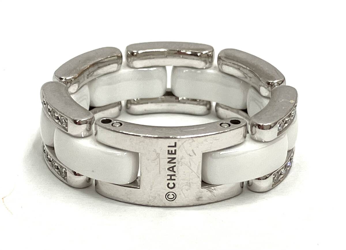 CHANEL シャネル K18WG 750 ダイヤ ウルトラコレクション ウルトラ リング 指輪 9.8g #12.5_画像3