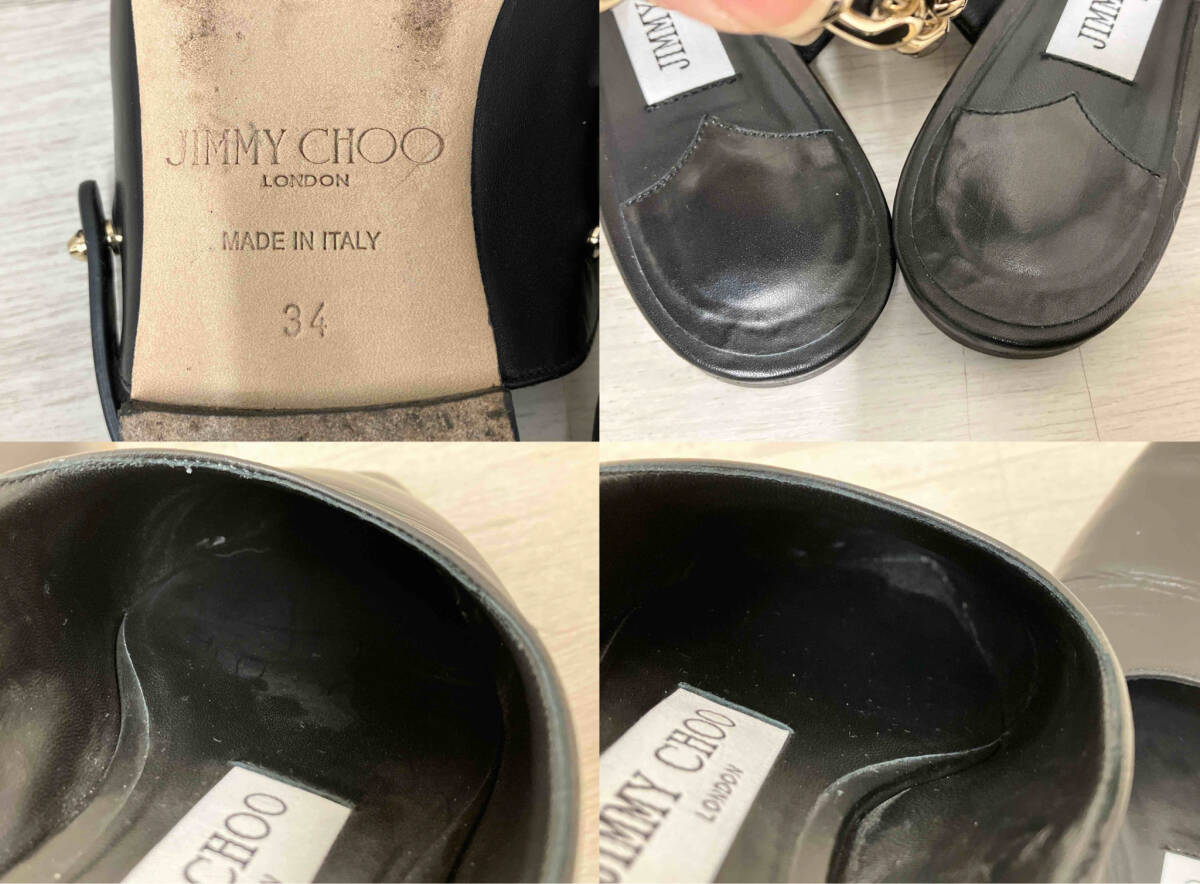 JIMMY CHOO Jimmy Choo Flat туфли-лодочки размер 34 черный 