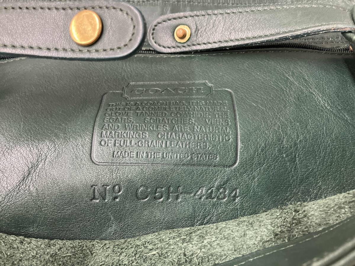 COACH コーチ オールドコーチ グリーン USA製 - リュックサック COACH コーチ オールドコーチ グリーン USA製 - リュックサック