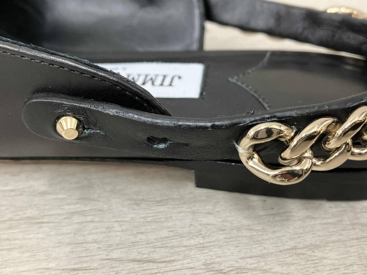 JIMMY CHOO Jimmy Choo Flat туфли-лодочки размер 34 черный 