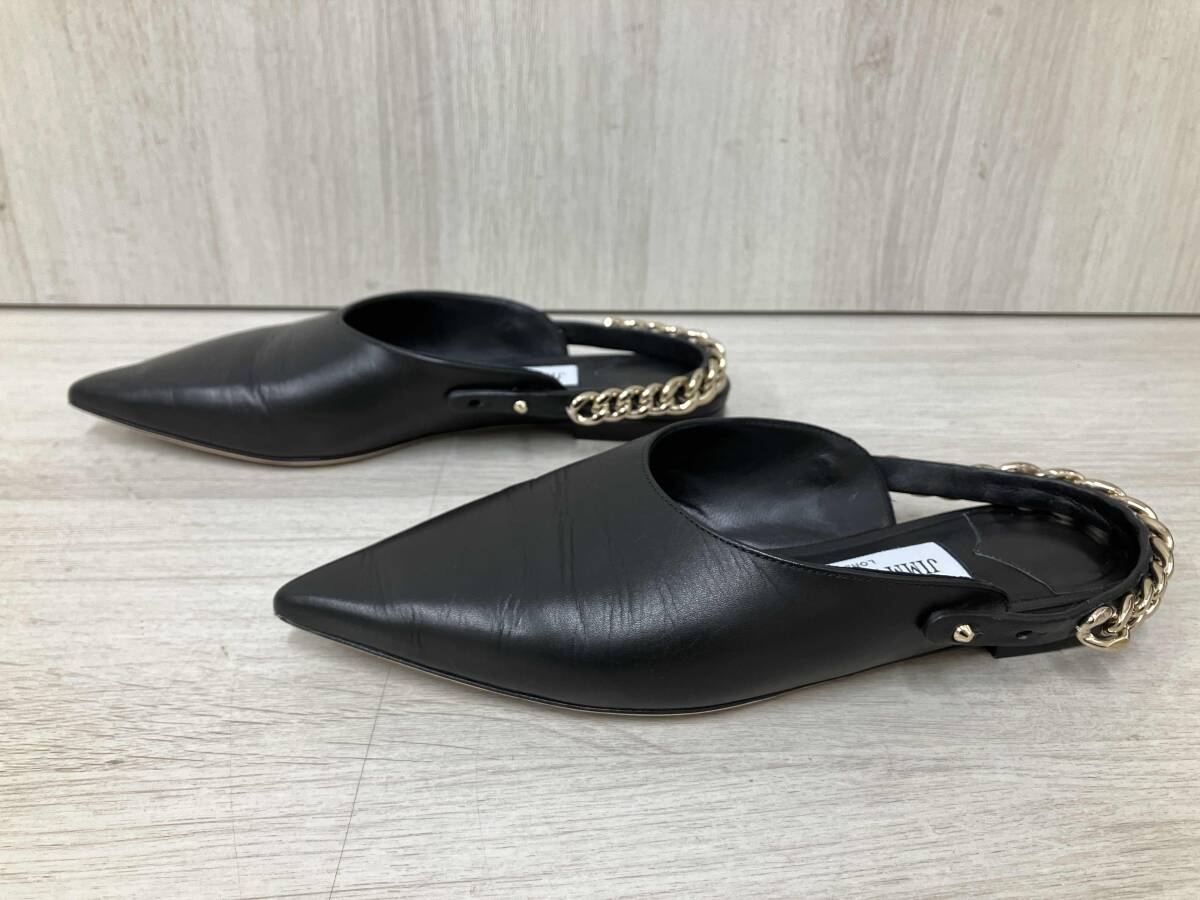 JIMMY CHOO Jimmy Choo Flat туфли-лодочки размер 34 черный 