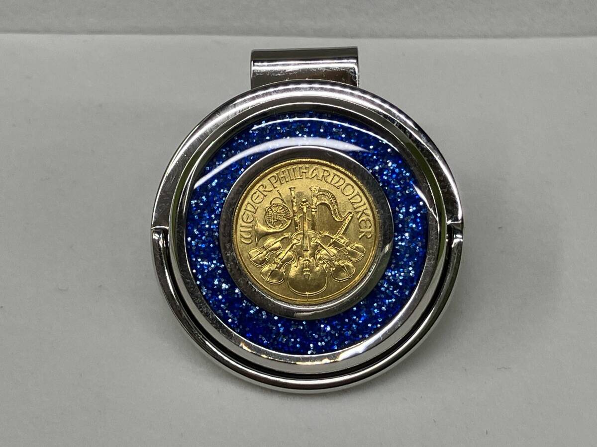 GINZA TANAKA ゴルフマーカーウィーン金貨ハーモニー1/25オンス