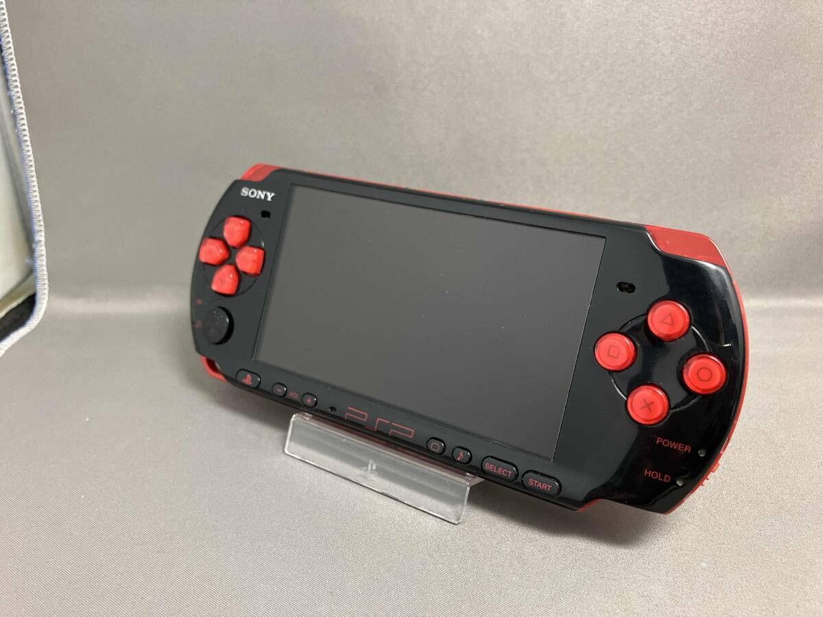 ジャンク PSP-3000 ブラック/レッド 本体 モンスターハンター ジャンク PSP-3000 ブラック/レッド 本体 モンスターハンター