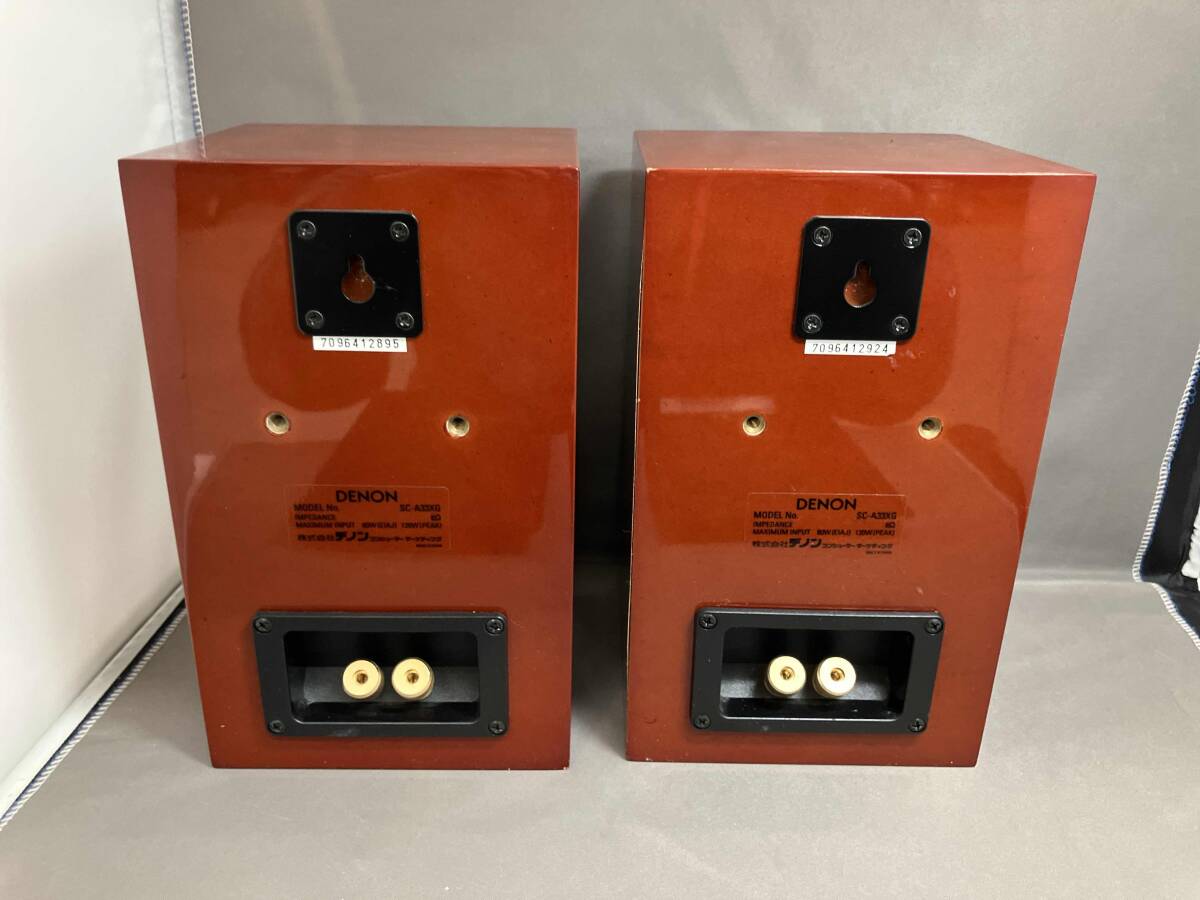 Yahoo!オークション - DENON 【ペア】SC-A33XG (木目 Yahoo!オークション - DENON 【ペア】SC-A33XG (木目