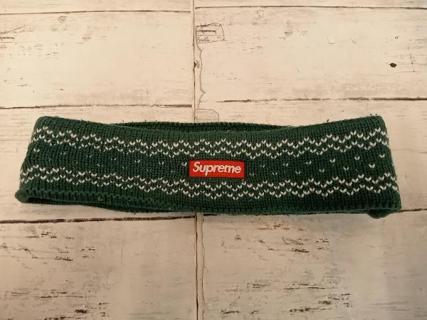 Supreme シュプリーム ヘアバンド New Era Sequin Arc Logo Headband グリーン ストリート