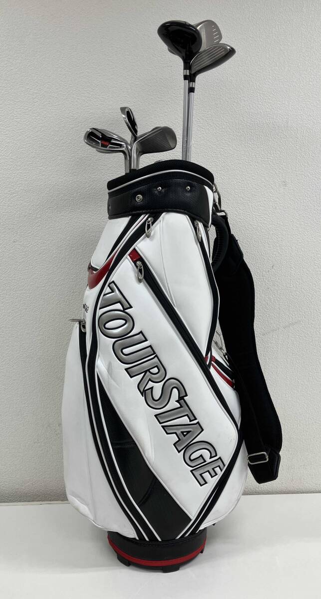 キャディバッグ ・ヘッドカバー付き】BRIDGESTONE TOURSTAGE キャディバッグ ・ヘッドカバー付き】BRIDGESTONE TOURSTAGE