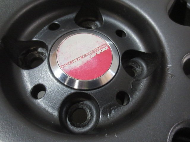 ☆スピスタ☆ホイール　WORK　FIT　コンパクトカー　17インチ　7J　+38/+53　100-4　4本　中古　R175156H_画像9