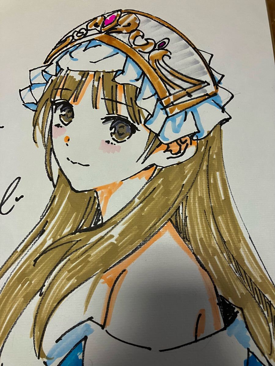 Yahoo!オークション - 直筆カラーイラスト サイン色紙 岸田メル Yahoo!オークション - 直筆カラーイラスト サイン色紙 岸田メル