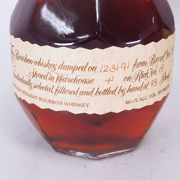 ☆ブラントン シングルバレル 1991年 *巾着袋 箱付 ※ 750ml ☆ブラントン シングルバレル 1991年 *巾着袋 箱付 ※ 750ml