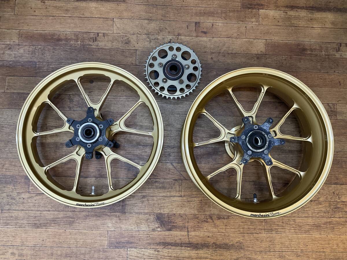 MT-01 MT-01S　marchesini　マルケジーニ　前后セット　M10S Kompe-Evo　　F/Rホイール　スプロケット付　S:H1　2503