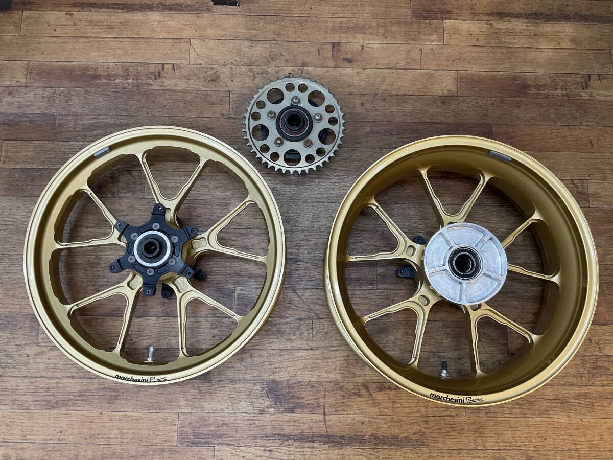 MT-01 MT-01S　marchesini　マルケジーニ　前后セット　M10S Kompe-Evo　　F/Rホイール　スプロケット付　S:H1　2503