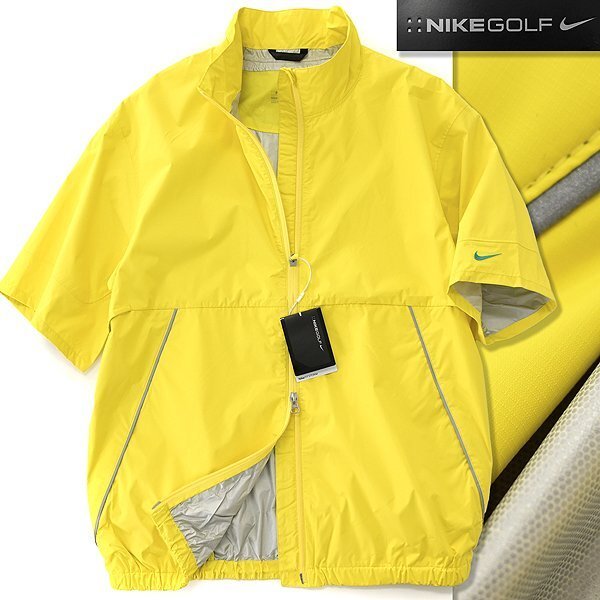 新品 ナイキ ゴルフ 撥水 防水 防風 FIT-Storm 半袖 ジップ 新品 ナイキ ゴルフ 撥水 防水 防風 FIT-Storm 半袖 ジップ
