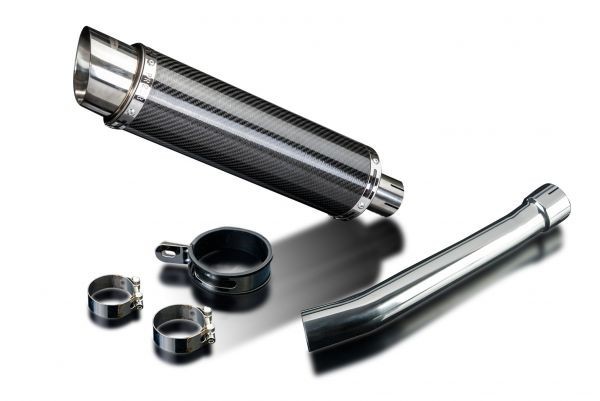 DELKEVIC スリップオンカーボンマフラー★YAMAHA FZS1000 FAZER 2000-2005 350mm KIT2628