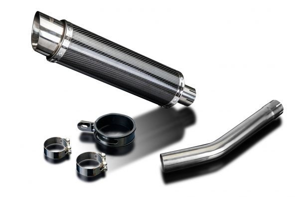 DELKEVIC スリップオンカーボンマフラー★YAMAHA FZR1000 EXUP 1989-1995 350mm KIT26DC