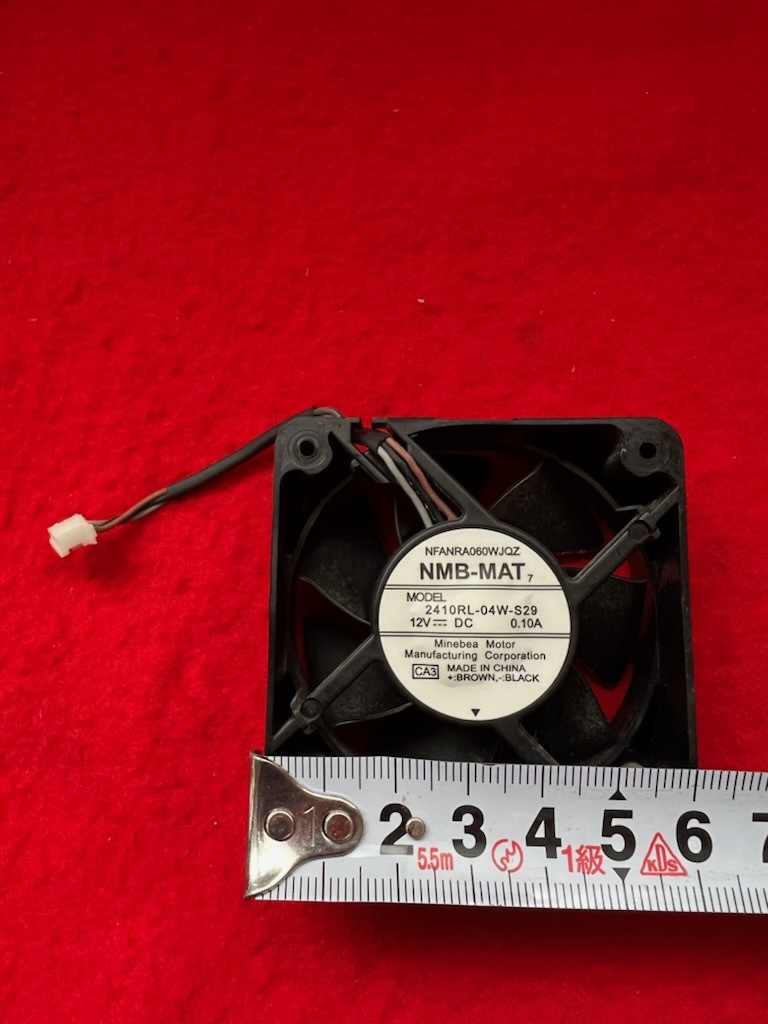 レコーダー用 ファン NMB-MAT7 2410RL-04W-S29 12V 動作確認済み (n98)
