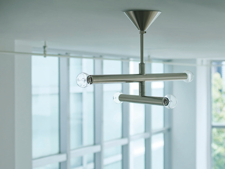 シーリングライト 4灯 (電球別売り) スポットシーリング 照明 天井照明 スチール インダストリアル モダン おしゃれ かっこいい シンプル_画像2