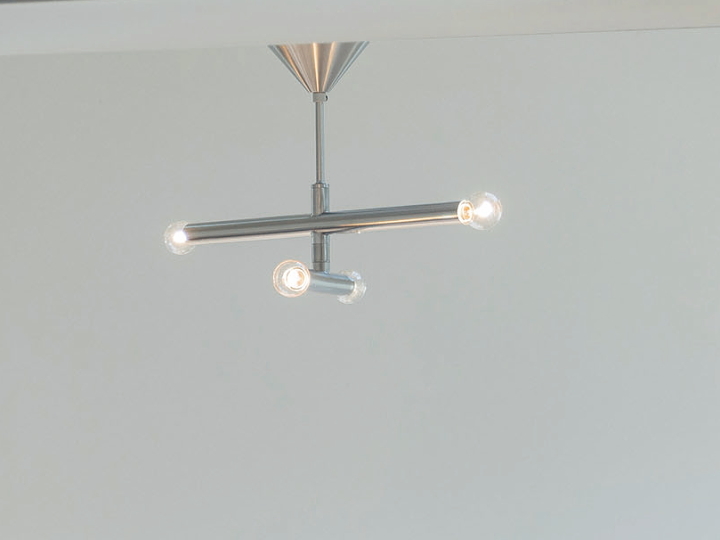 シーリングライト 4灯 (電球別売り) スポットシーリング 照明 天井照明 スチール インダストリアル モダン おしゃれ かっこいい シンプル_画像5