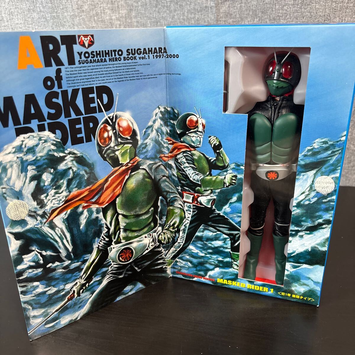 nsio【未開(kāi)封】メディコムトイ リアルアクションヒーローズ RAH220-1X 仮面ライダー舊1號(hào) 后期タイプ 桜島