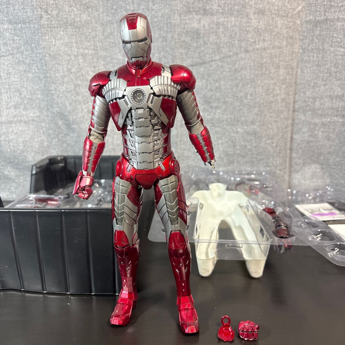 ttoo【ジャンク】ホットトイズ ムービー?マスターピース 1/6 MMS145 アイアンマン2 アイアンマン?マーク5