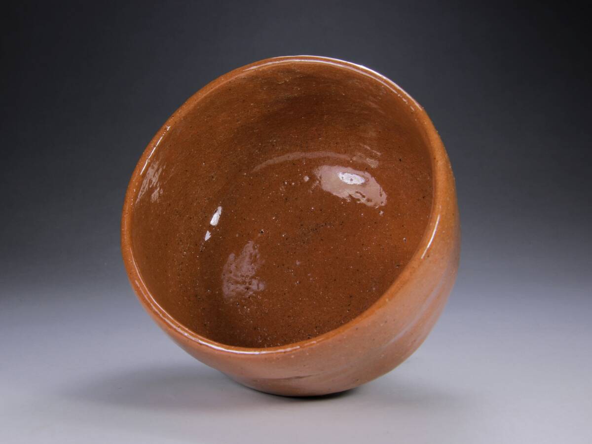 五代 中村道年 赤茶碗 共箱 楽茶碗 茶道具(茶碗)｜売買された
