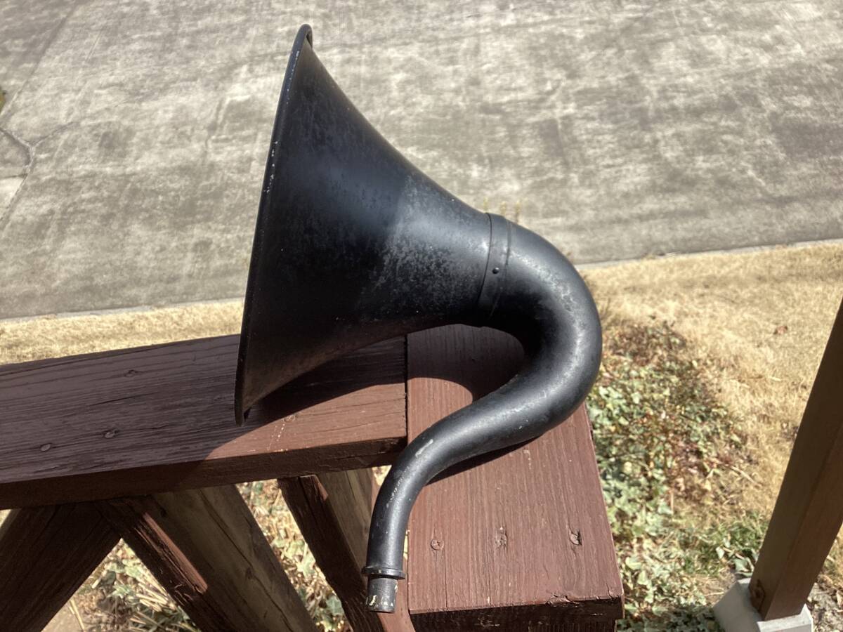 ラッパ型ホーンスピーカー レトロ アンティーク 真空管ラジオ 携帯 蓄音機 ラッパ型ホーンスピーカー アンティーク レトロ 真空管ラジオ