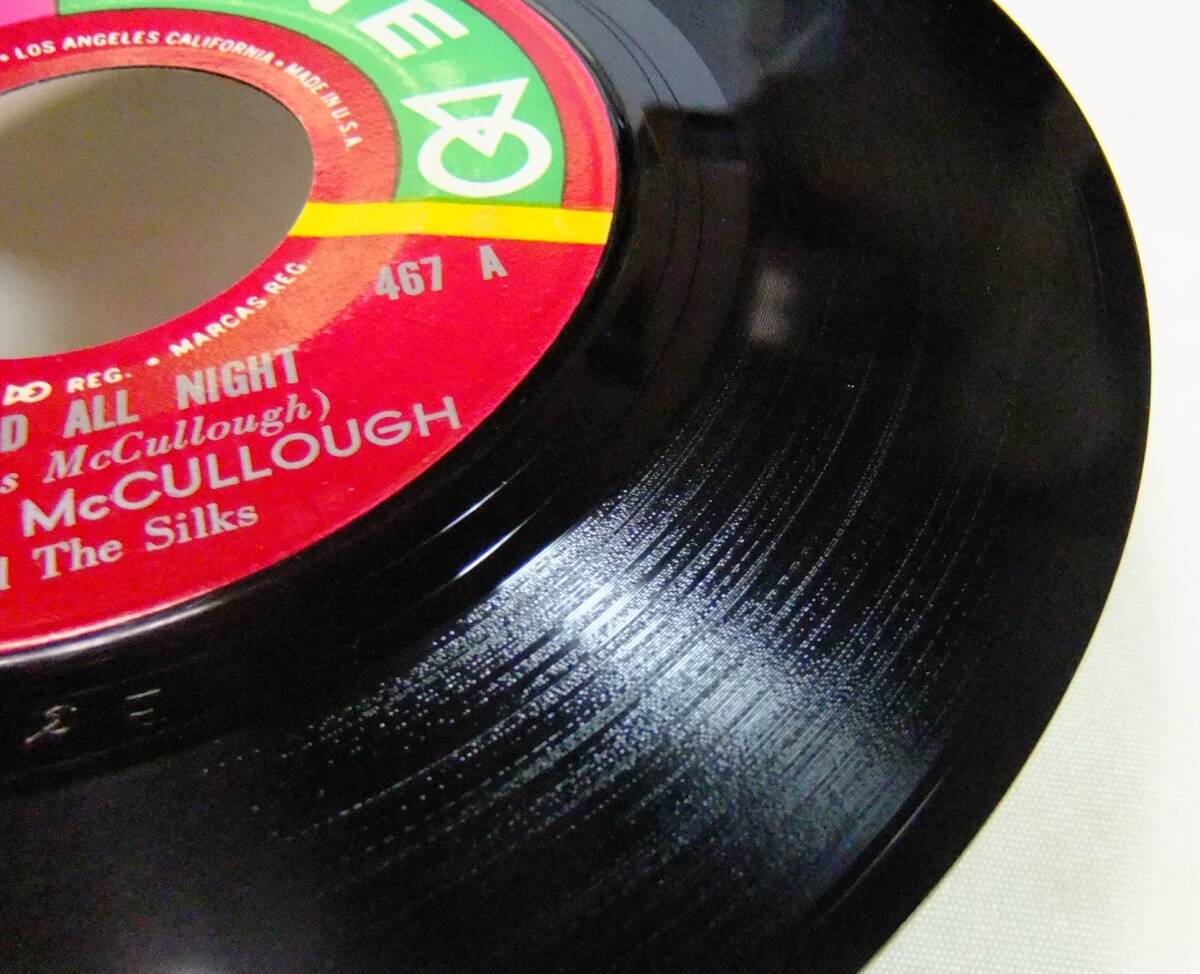 7" 45rpm / Charles McCullough & The Silks / I Cried All Night / Mary's Party / '62US Dootone / Doo-wop_画像5