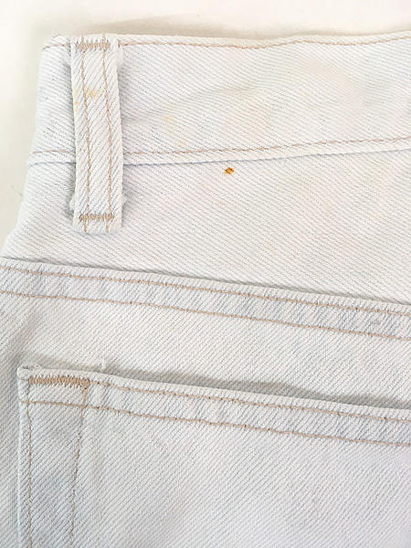 !_ б/у одежда 90s USA производства Levi's 501-0105 ice blue Denim брюки джинсы распорка W33 L31