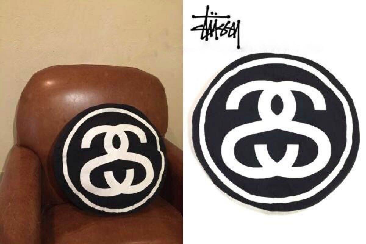  супер очень редкий * немедленно полная распродажа товар *STUSSY Stussy Chanel Logo SSLNKCRCLCSN подушка 
