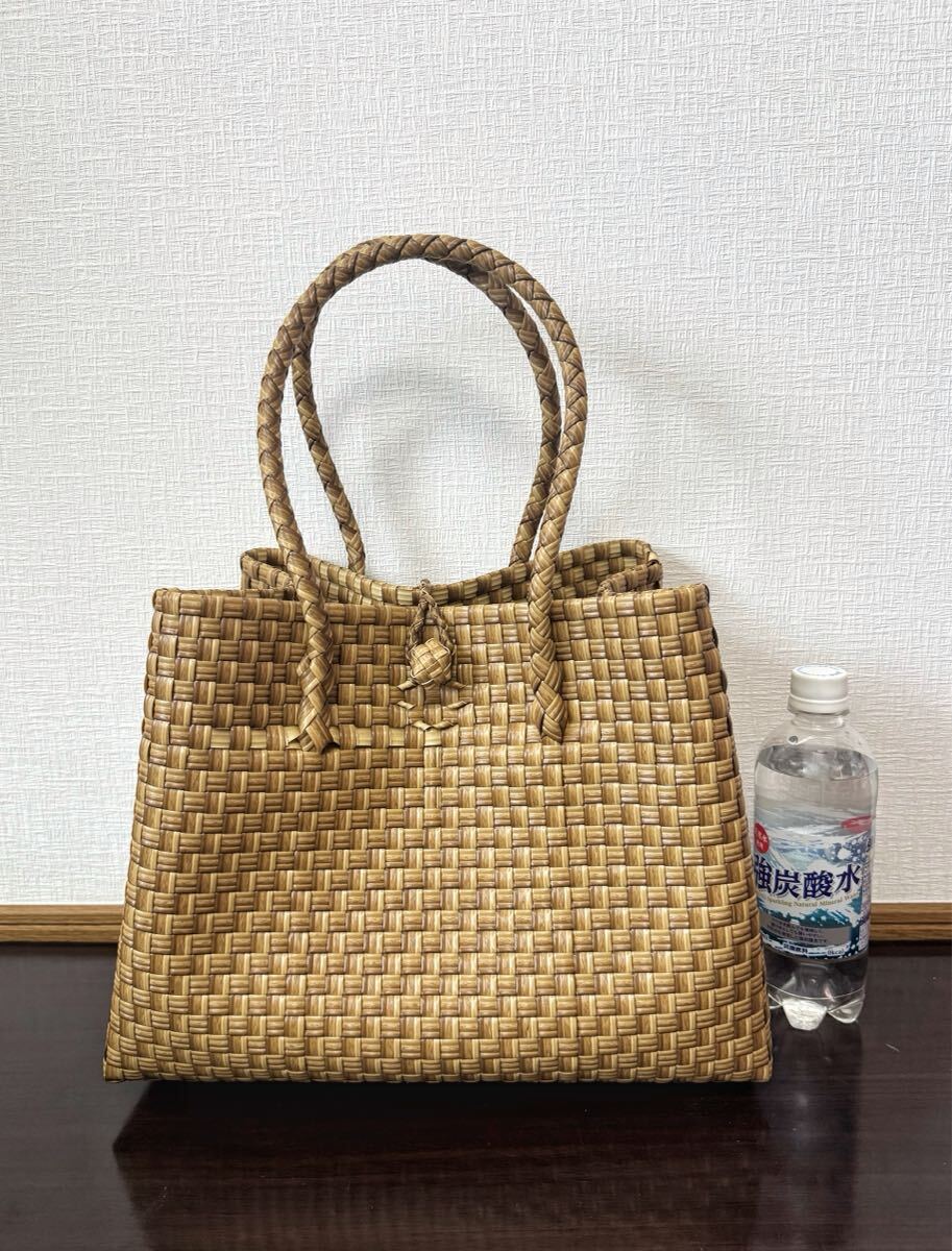 プラカゴ メルカド トートバッグ　大容量 ハンドメイド マルシェ かごバッグ パサール　Lサイズ　レアカラー