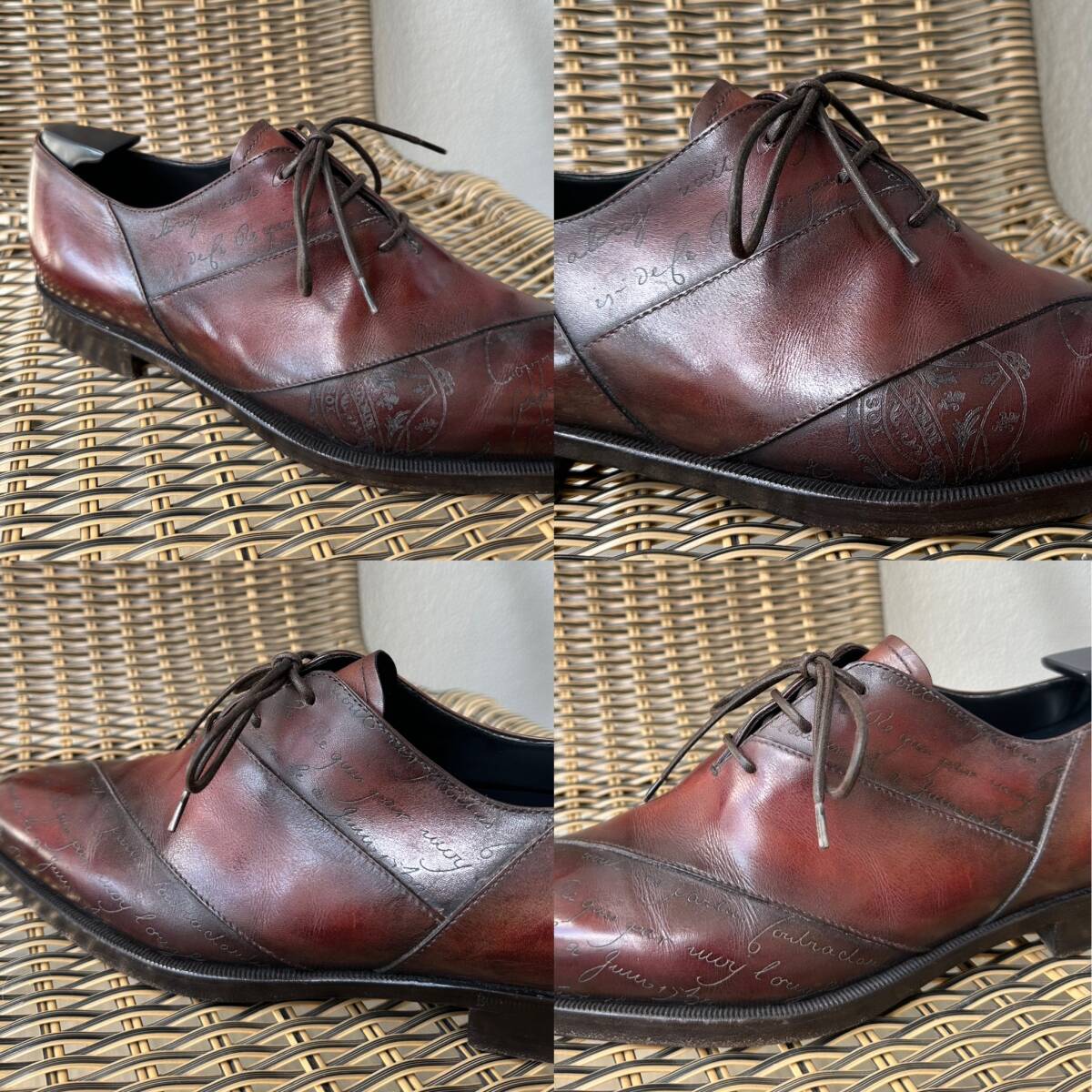 特注60万 Berluti Alessandro PatchWork Leather Shoes 特注60万 Berluti Alessandro PatchWork Leather Shoes