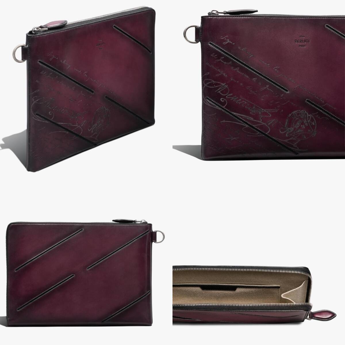 特注27万 Berluti Nino GM ScritLeather ClutchBag ベルルッティ 特注27万 Berluti Nino GM ScritLeather ClutchBag ベルルッティ
