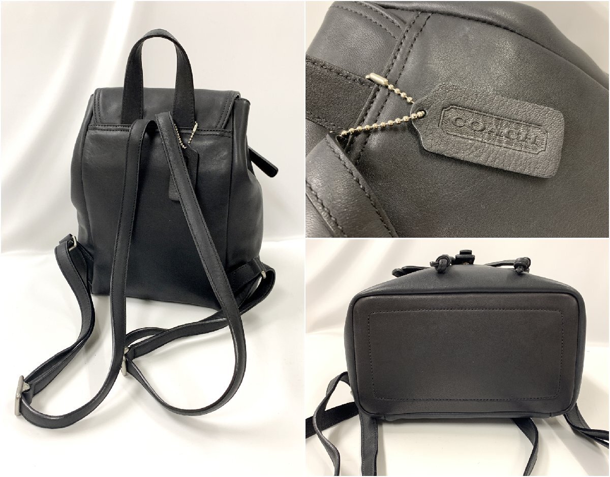 COACH コーチ レザー リュックサック 9858 ミニリュック COACH コーチ レザー リュックサック 9858 ミニリュック