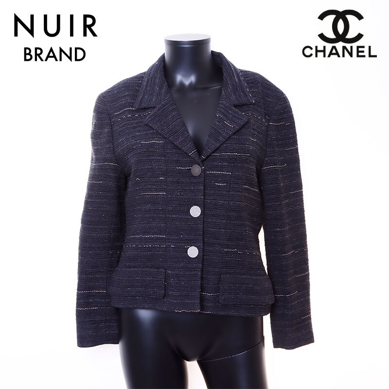 シャネル CHANEL ジャケット Size:40 99A 1999年 P13841W02530 ブラック