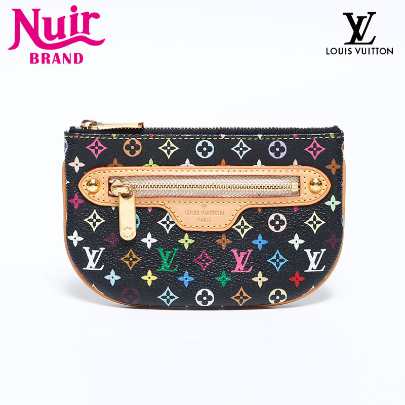 ルイ?ヴィトン LOUIS VUITTON ポーチ マルチカラー ポシェットMM M60031 モノグラム ブラック