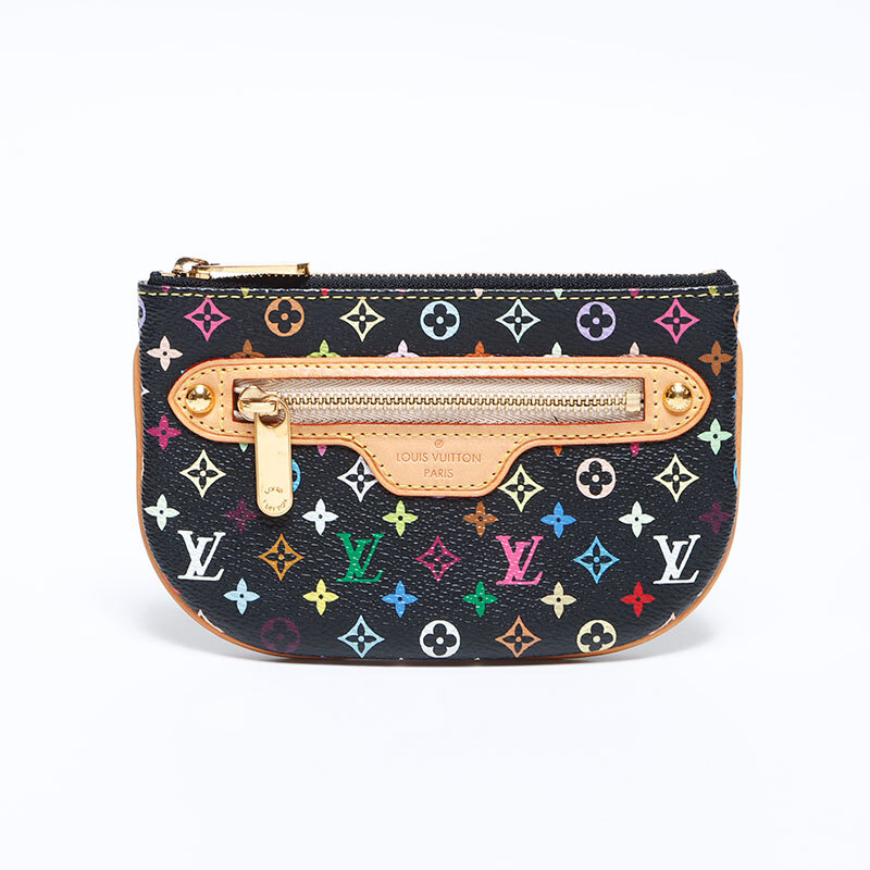 ルイ?ヴィトン LOUIS VUITTON ポーチ マルチカラー ポシェットMM M60031 モノグラム ブラック