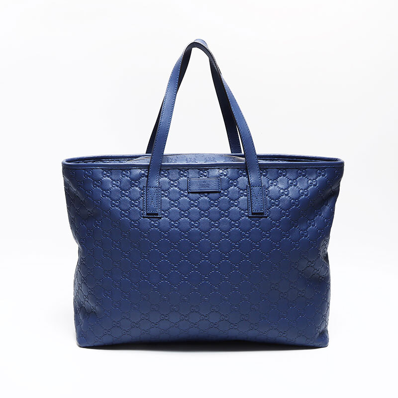 みっちーさま　GUCCI グッチ　トートバッグ　シマレザー　ネイビー　GG グッチ GUCCI トートバッグ GG シマ レザー ブルー