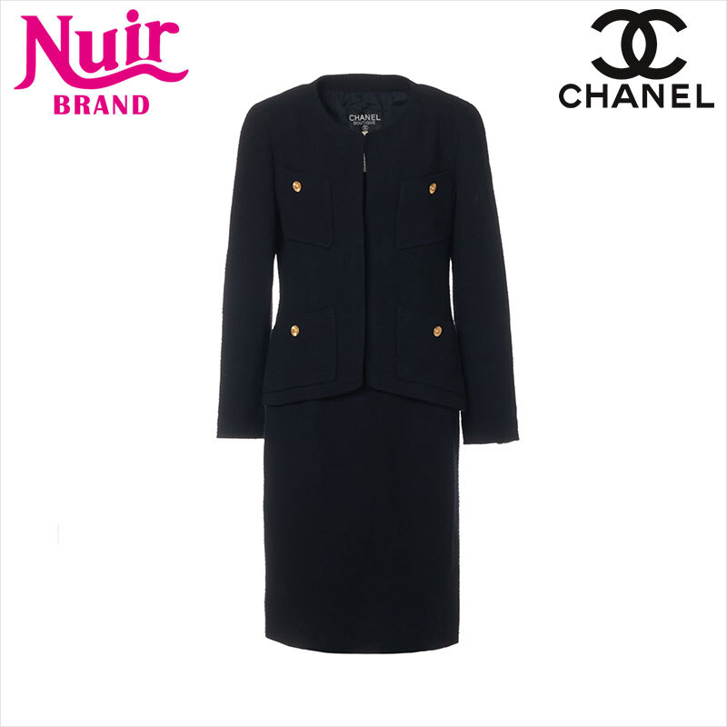 シャネル CHANEL セットアップ スーツ Size:38 ネイビー