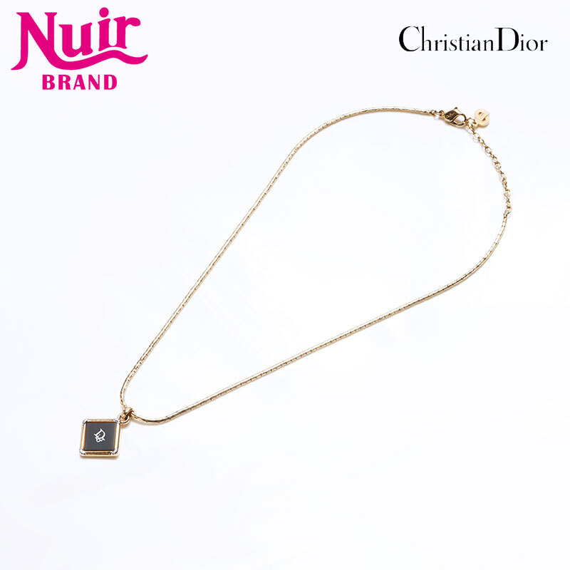  Christian Dior Christian Dior колье Logo Gold 