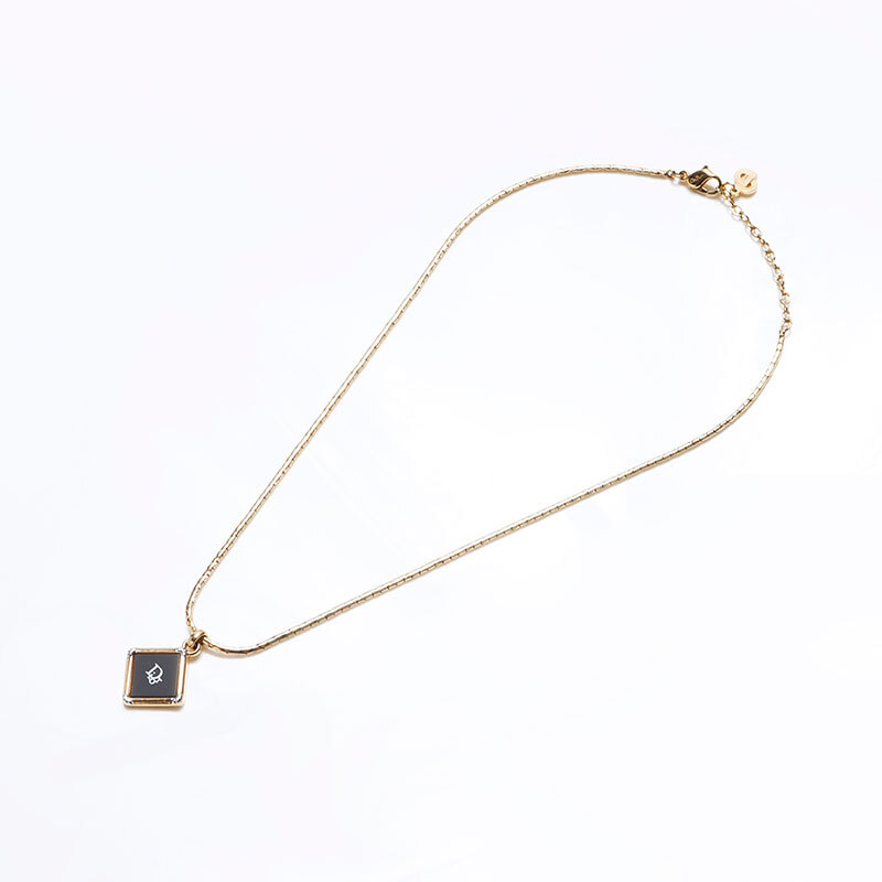 Christian Dior Christian Dior колье Logo Gold 