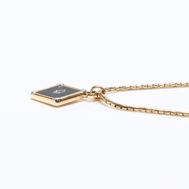  Christian Dior Christian Dior колье Logo Gold 