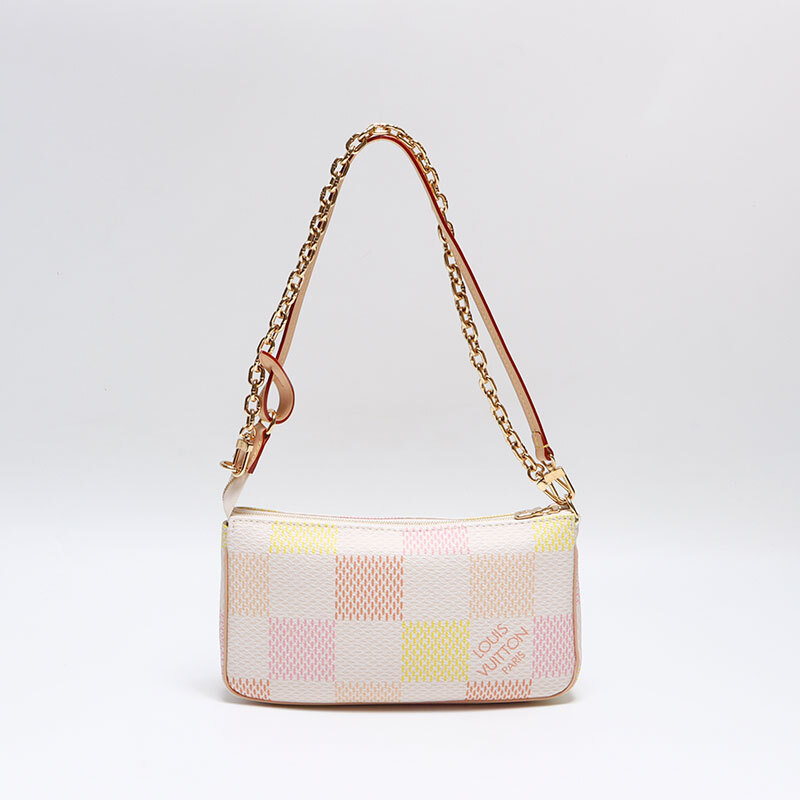 ルイ?ヴィトン LOUIS VUITTON ショルダーバッグ ポシェットアクセソワール ダミエ ホワイト