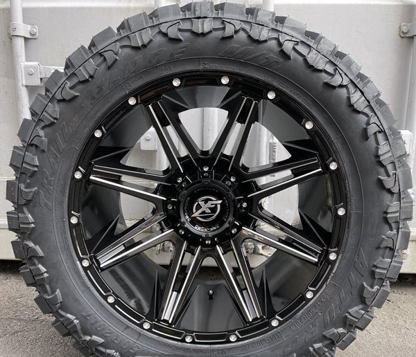 20x10J サバーバン アバランチ XF OFFROAD XF220 20インチマッドタイヤホイール ATTURO TRAIL BLADE MT 285/50R20 33x12.50R20 35インチ