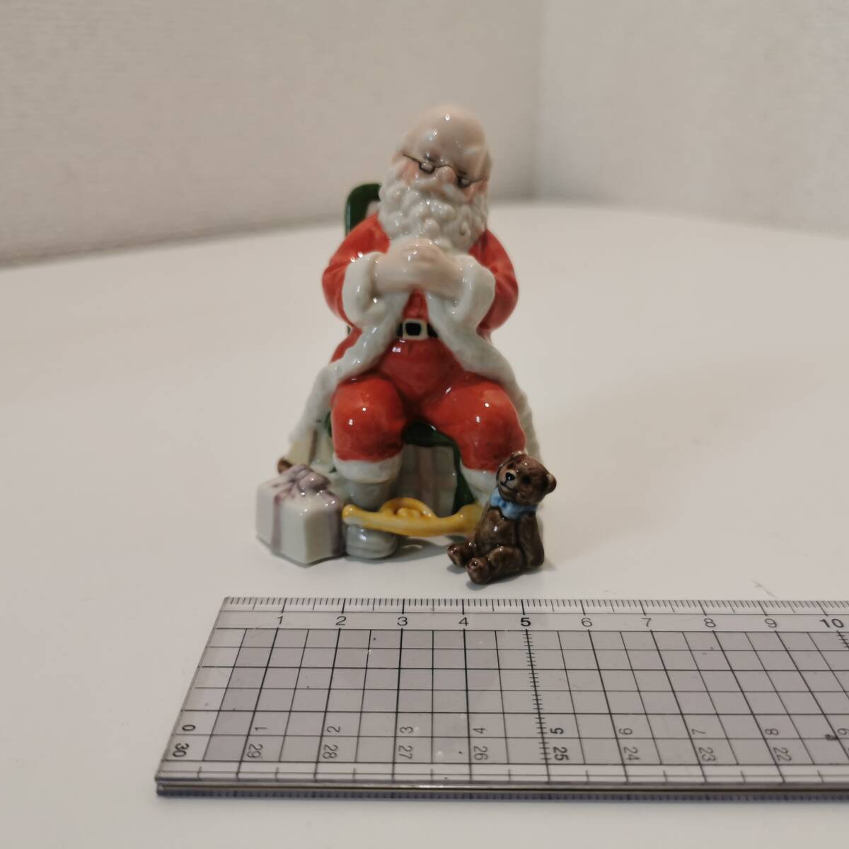 170317S74-0328T6□ロイヤルコペンハーゲン フィギュリン□2007年度 サンタクロース オブジェ クリスマス 置物 人形_画像1