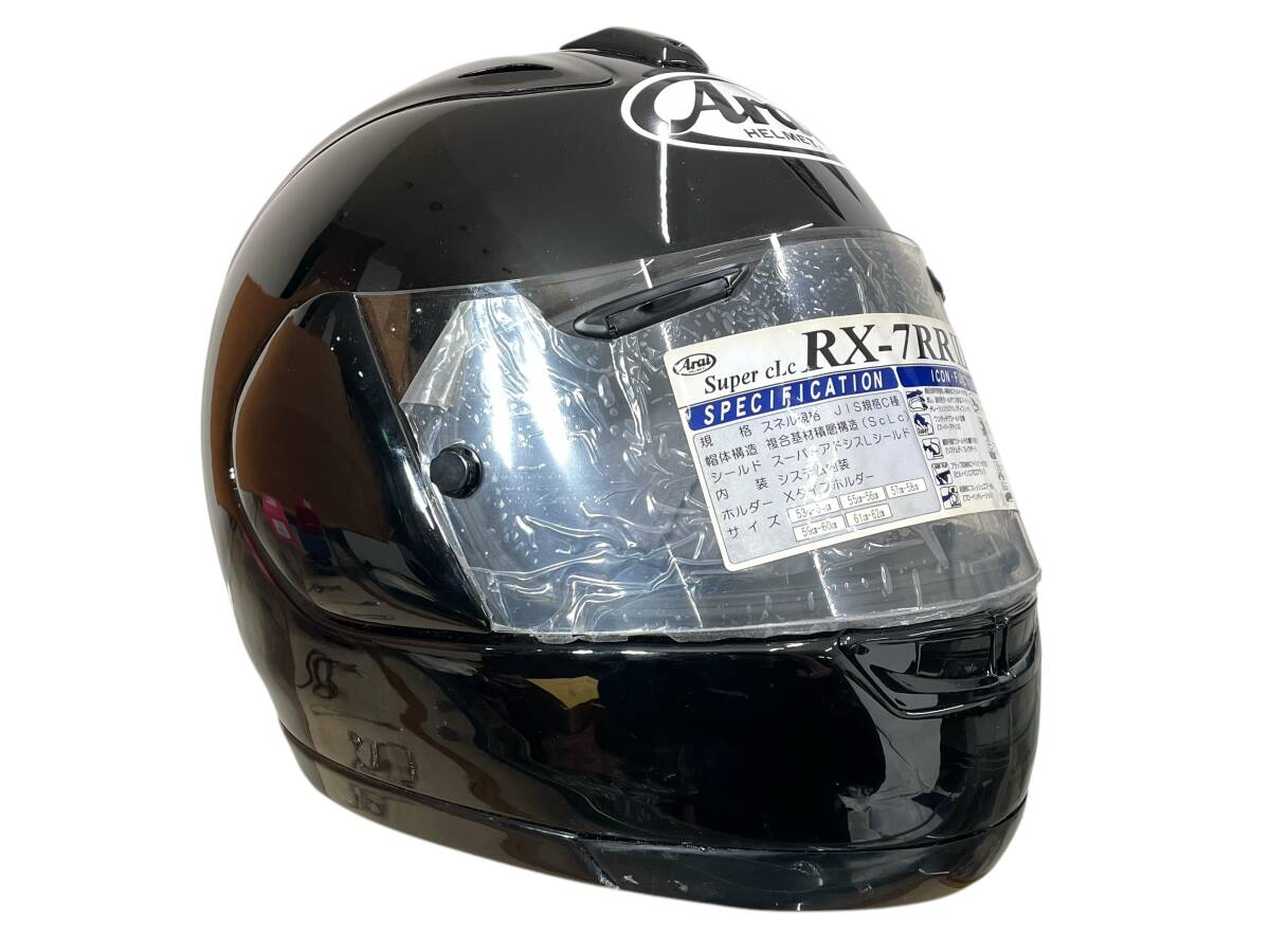 未使用品 57-58cm Arai HELMET Super cLc RX-7RR3 アライ ヘルメット シールド スネル規(guī)格