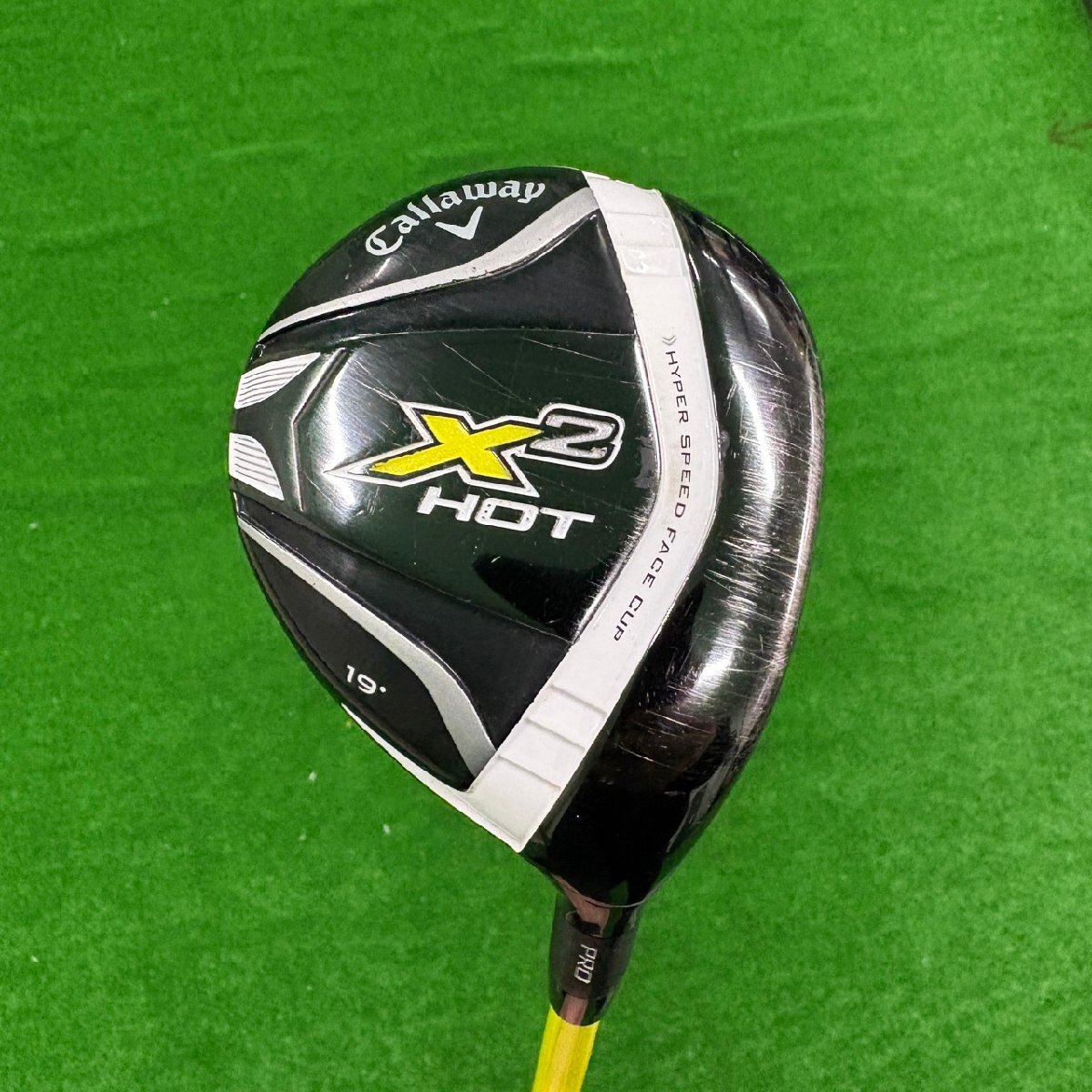 USED キャロウェイ X2HOT PRO FW 19° Tour AD MT-6 S フェアウェイウッド Carraway