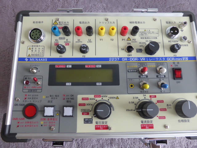 新品】 ムサシ製 GR・DGRリレーテスタ GCR - mini ⅤS 新品】 ムサシ製 GR・DGRリレーテスタ GCR - mini ⅤS