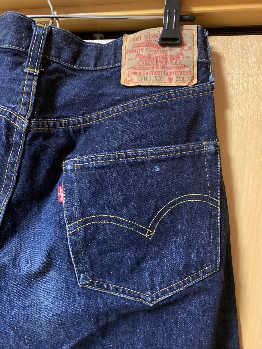濃紺 LEVIS 501XX バレンシア製 W32 L36 リーバイス デニム 濃紺 LEVIS 501XX バレンシア製 W32 L36 リーバイス デニム