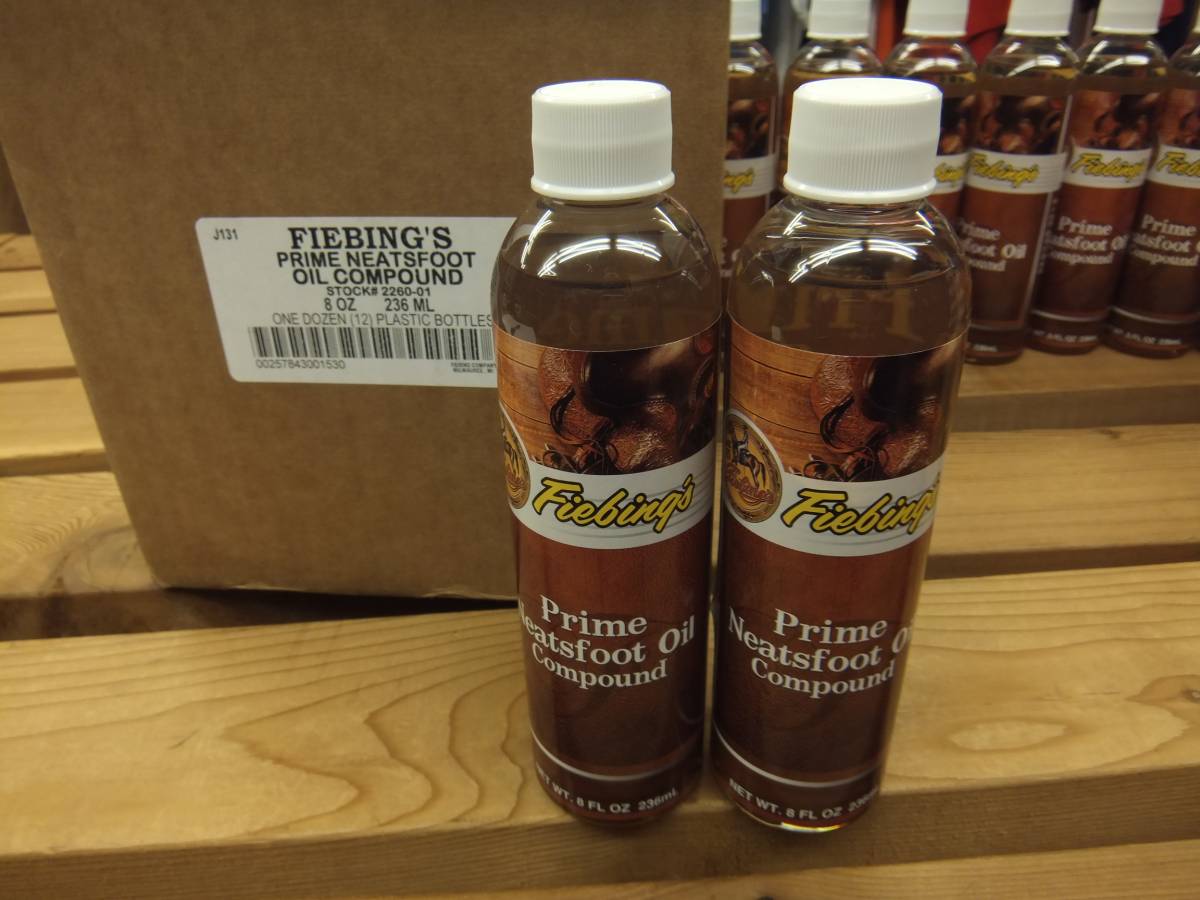 米国Fiebing＝フィービング社 ニーツフット新品オイル[8オンス＝約230ml][2本組]USA正規品レザー用!! _画像1